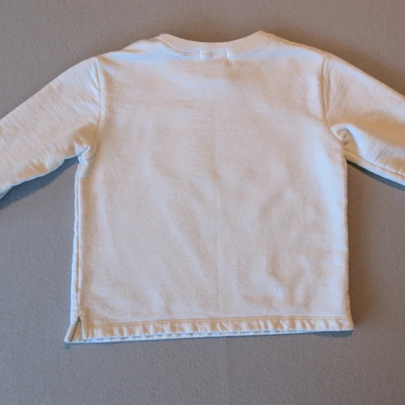 Vintage Ralph Lauren Polo Jeans Co American Flag Crewneck Sweatshirt Kids Sz 6 - Picture 5 of 8